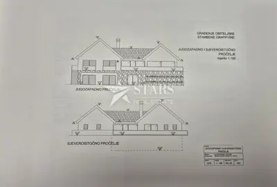Gorski kotar, Stari Laz - plot with building permit and project - 9