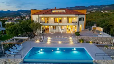 House 470 m², Kraljevica - pool and panoramic sea view - 15