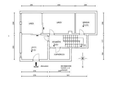 Wohnung/Büro 135 m², Pantovčak - Blick ins Grüne und Parkplatz - 24