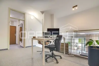Wohnung/Büro 135 m², Pantovčak - Blick ins Grüne und Parkplatz - 10