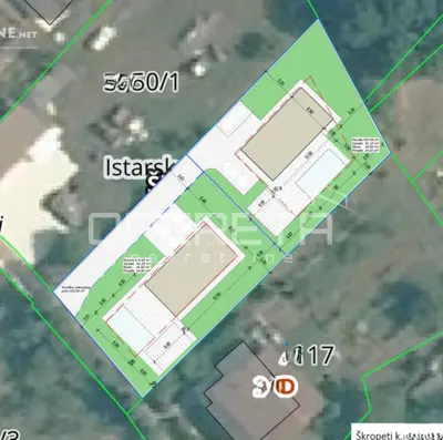 Građevinsko zemljište 1.130 m², Karojba - mirna lokacija - 2
