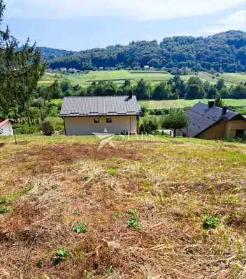 Bauland 806 m², Duga Resa - Blick auf die Mrežnica