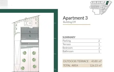 Apartment 126 m², Lovrečica, 2 bedrooms and terrace - 4