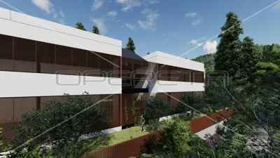 Novogradnja, kuća sa 2 stana i bazenom na krovu, Gršćica, Korčula - 17