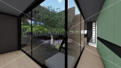 Novogradnja, kuća sa 2 stana i bazenom na krovu, Gršćica, Korčula - 6