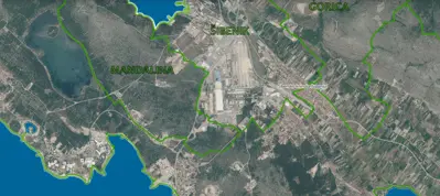 Building plot 1,047 m², Gornje Ražine, by the access road - 2