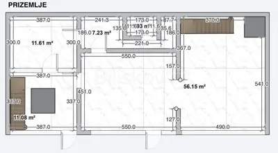 Gewerbefläche 182 m², Prečko, Ladenlokal an der Straße - 13