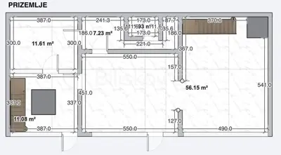 Commercial space 182 m², Prečko, street-level premises - 13