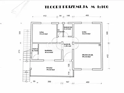 Apartmanska kuća 319 m², Sabunike - 3 apartmana i vrt - 22