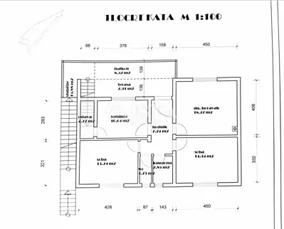 Apartmanska kuća 319 m², Sabunike - 3 apartmana i vrt - 23
