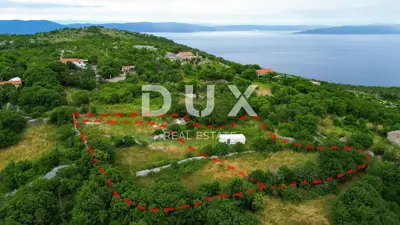 Građevinsko zemljište 2.966 m², Skitača kod Labina - pogled na more - 2