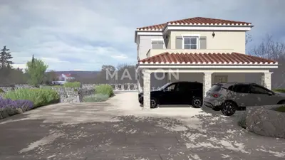 Building plot 1,050 m², Vrbnik - quiet location - 8