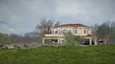 Building plot 1,050 m², Vrbnik - quiet location - 5
