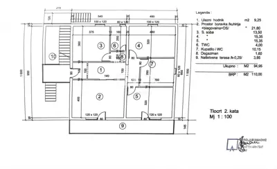 House 157 m², Šišan - shell construction and large plot - 16