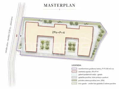Land, Pula Šijana, 22,850 m² BRP and 250 apartments - 5