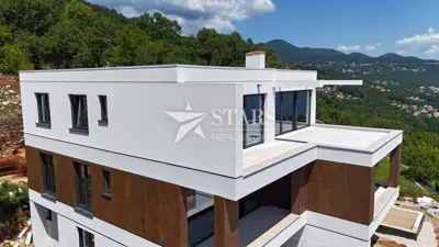 Penthouse, Liganj kod Lovrana, panoramski pogled na more - 4