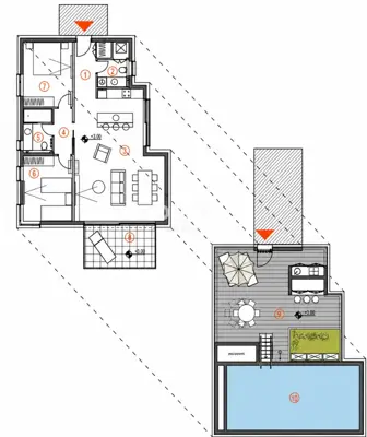 Stan 142,1 m², Primošten - krovna terasa, bazen i pogled na more - 3