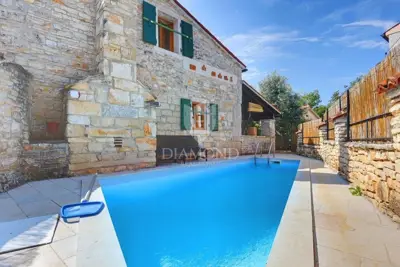 Svetvinčenat, surroundings, Istrian stone house with pool - 2