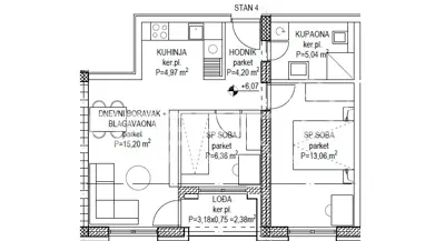 Stan 51 m², Trešnjevka - Sjever, lift i moderna gradnja - 4