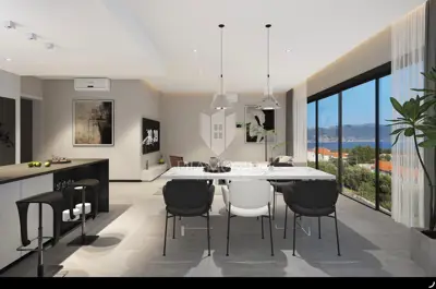 Semi-detached villa on Krk, Brzac - pool and roof terrace - 10