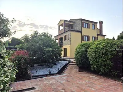 Stone house 180 m², Labinci - panoramic sea view