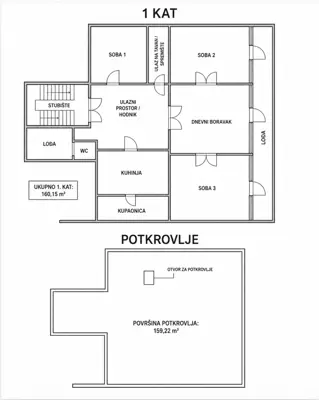 Antikni građanski stan: 319 m² potencijala na glavnom trgu Koprivnice - 12
