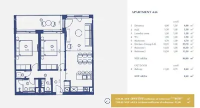 Apartment 92 m², Crveni Vrh, luxury settlement near Umag - 21