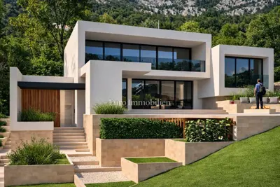 Vila 300 m², Brodarica - pogled na more i mirna lokacija - 6