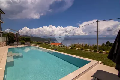 Stan, Lovran - Liganj, panoramski pogled na more i bazen - 20