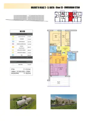 Wohnung 57 m², Duilovo, Split - Neubau im Bau - 15