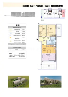 Apartment 57 m², Duilovo, Split - new construction under construction - 12