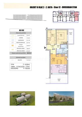 Apartment 57 m², Duilovo, Split - new construction under construction - 14