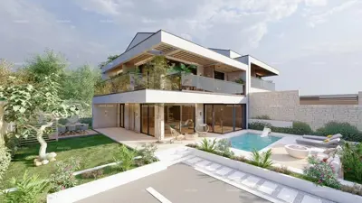 Villa 249 m², Lovrečica, Pool und Terrasse - 3