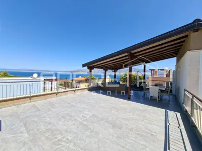 Kuća 170 m², Splitska na Braču, panoramski pogled na more - 5