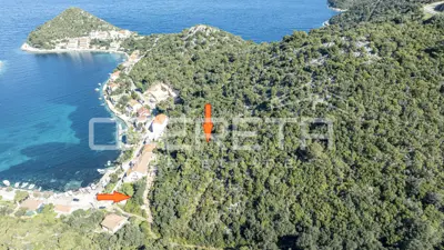 Land 5,107 m², Zaklopatica by the sea with a view of the bay - 16