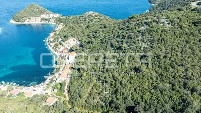 Land 5,107 m², Zaklopatica by the sea with a view of the bay - 4