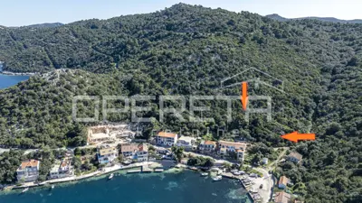 Land 5,107 m², Zaklopatica by the sea with a view of the bay - 5