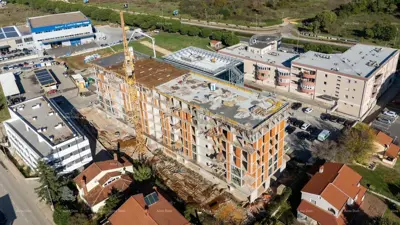 Pula! Mehrfamilienhaus, modernes Gebäude mit Aufzug. Wohnung mit Parkplatz und Abstellraum. S52 - 14