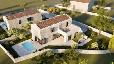 Bauland 745 m², Barban - ebene Fläche