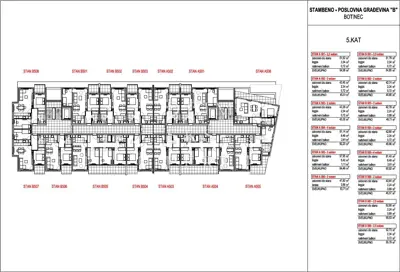 Botinec, Dvosoban stan na petom katu, 50 m² - 3
