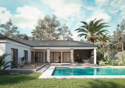 PRODAJE SE GRAĐEVINSKO ZEMLJIŠTE S PROJEKTOM – Barban (1.010 m²)