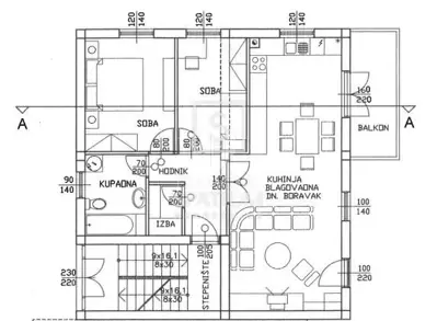 Wohnung 75 m², Permani - Neubau, Balkon und Parkplatz - 5