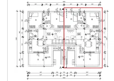 Apartman 60 m², Vir - 2 spavaće sobe i terasa - 21