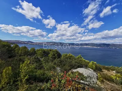 Slatine, građevna parcela, prekrasni panoramski pogled - 4