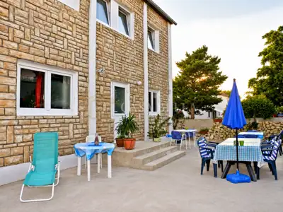 Apartment 54 m², Novalja - 2 separate apartments, balcony - 7
