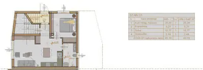Wohnung 43,78 m², Pula - Monte Magno, Garten 72,9 m² - 7