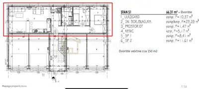 Neubauwohnung Velika Gorica 66.31 m²