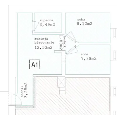 35 m² Wohnung, Varaždin Centar - 2 Schlafzimmer - 9