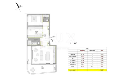 Wohnung 92 m², Umag - Neubau mit Loggia und Aufzug - 9