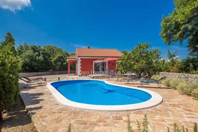 Haus auf der Insel Krk, Dobrinj - beheizter Pool und Gartenanlage - 22
